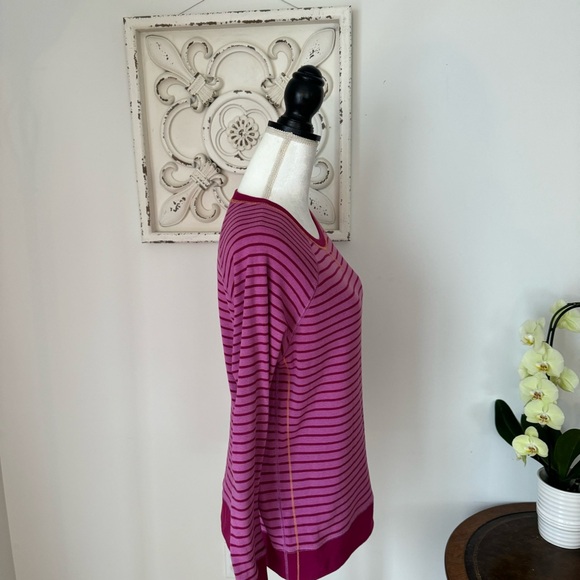 Eddie Bauer legends wash strip women’s sweater - Picture 3 of 5